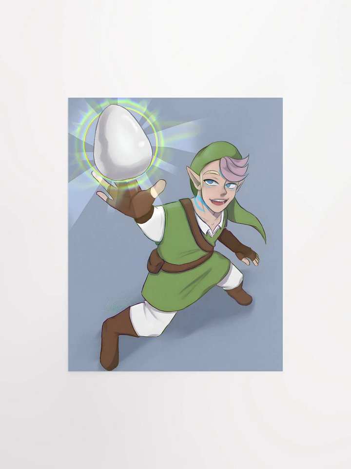 'The Legendary Hero 2: Egg of Sustenance' Matte Poster product image (1)