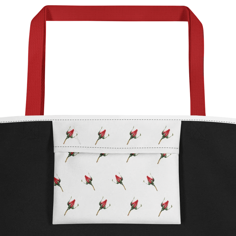 Blooming Red Rose Large Tote Bag product image (2)