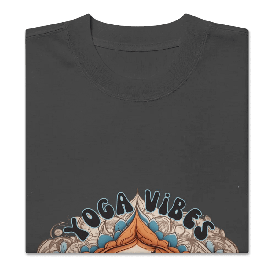 Zen Vibes Oversized Faded T-Shirt product image (5)