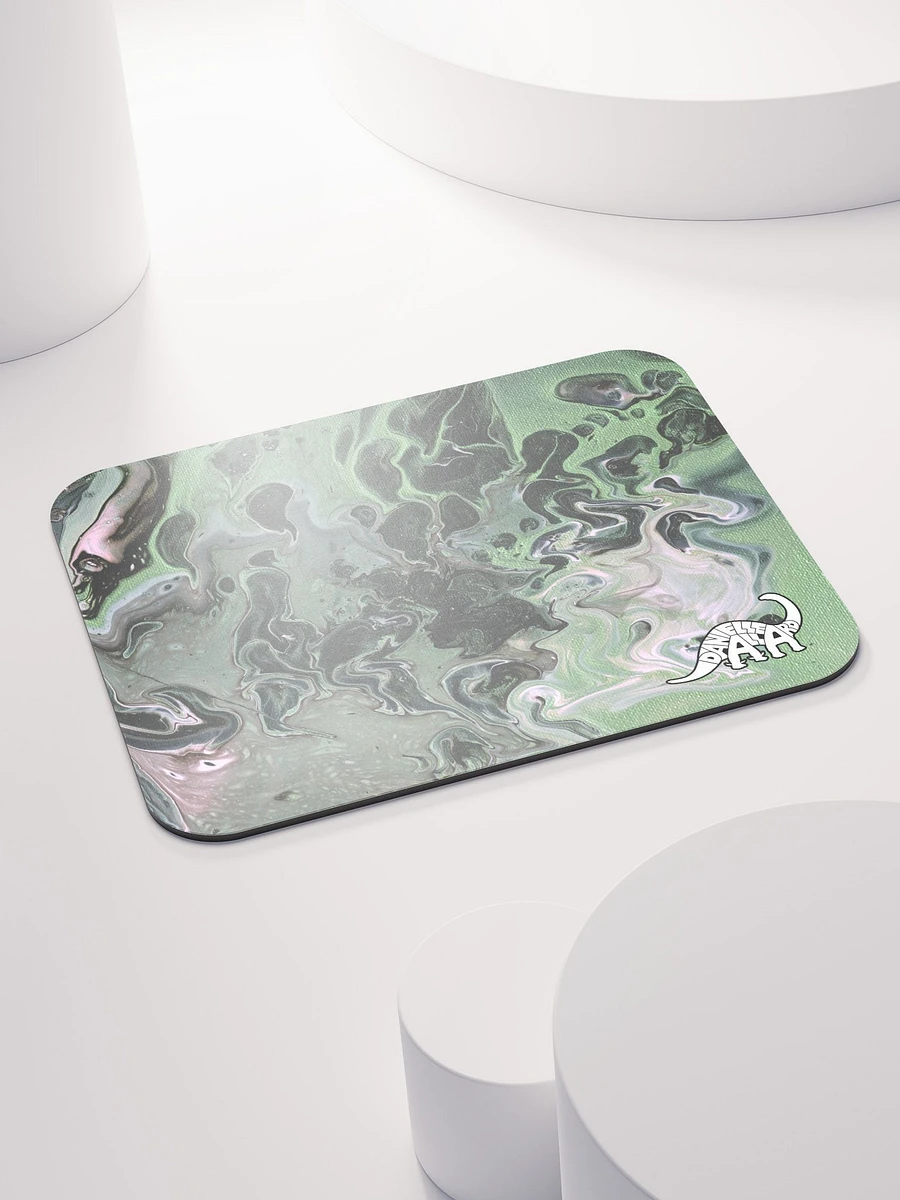 Metallic Green Fluid Acrylic Mouse Pad product image (3)