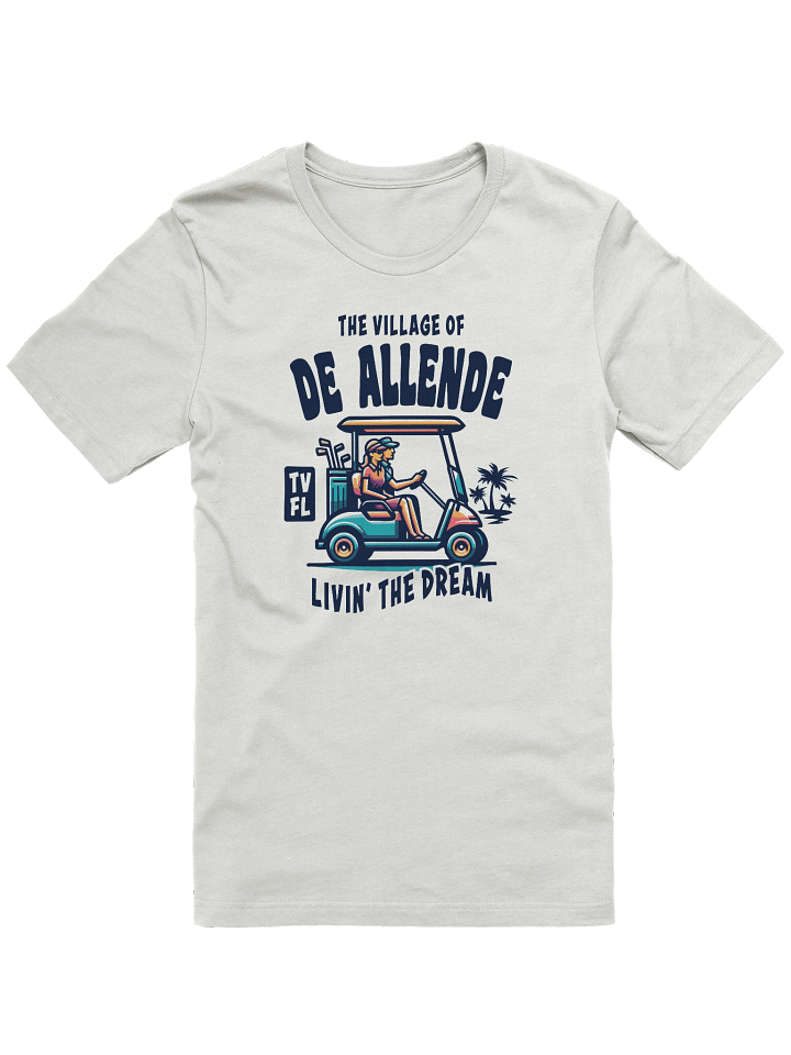The Village of De Allende TV FL Golf Cart Design T-Shirt product image (4)