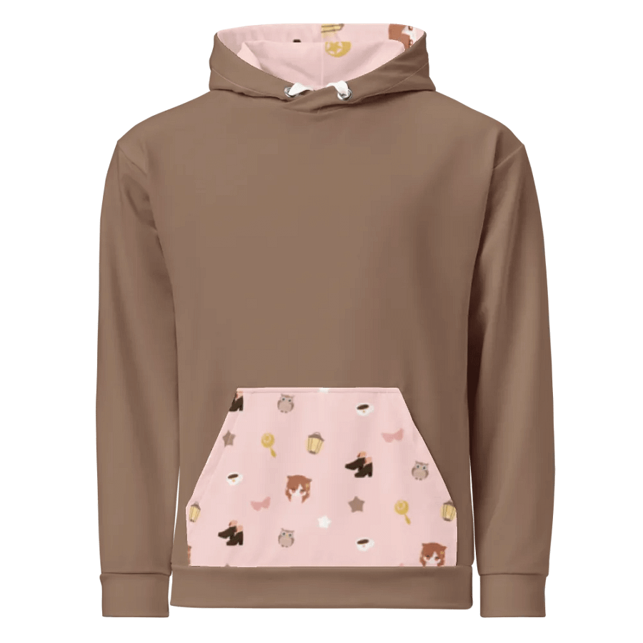 Lovely Pattern Canvas Recycled Hoodie product image (1)