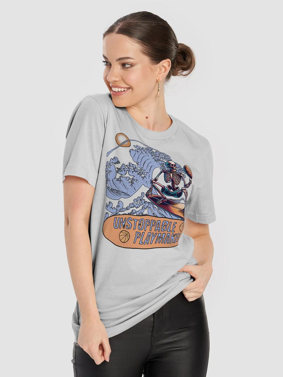 Unstoppable Playmaker Skeleton Basketball T-Shirt product image (40)
