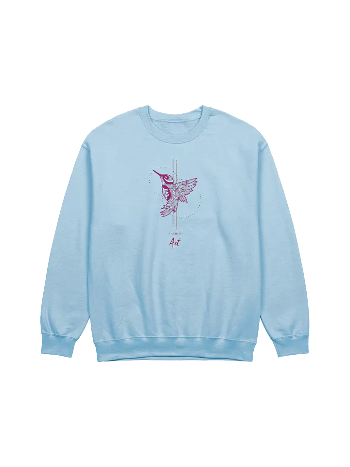 Floral Hummingbird Flight Crewneck product image (37)