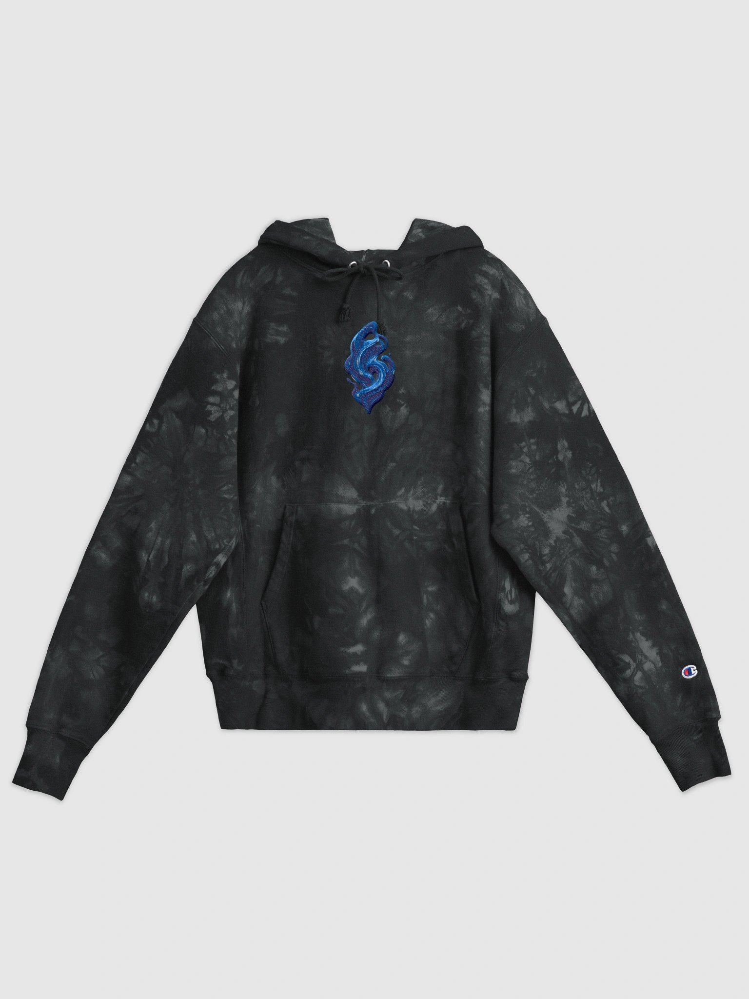 ICE BLUE Tie and Dye Hoodie. x Champion product image (1)