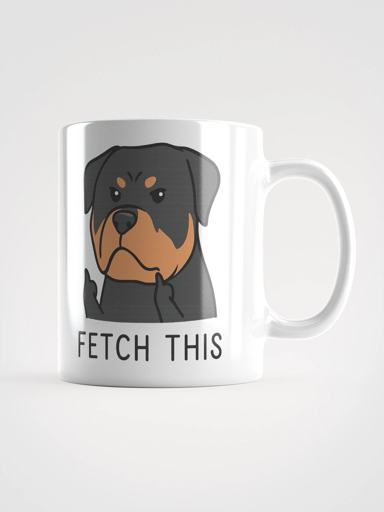 Defiant Rottweiler Mug product image (2)