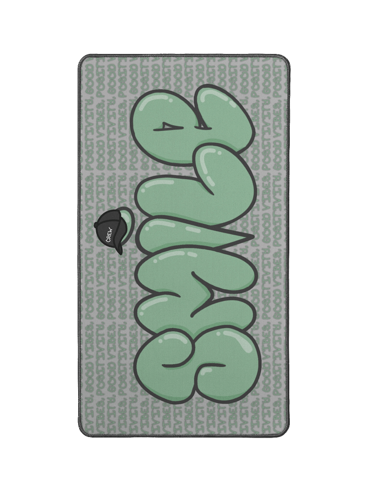 Dill's Smile Line Desk Mat 12" x 22" product image (1)