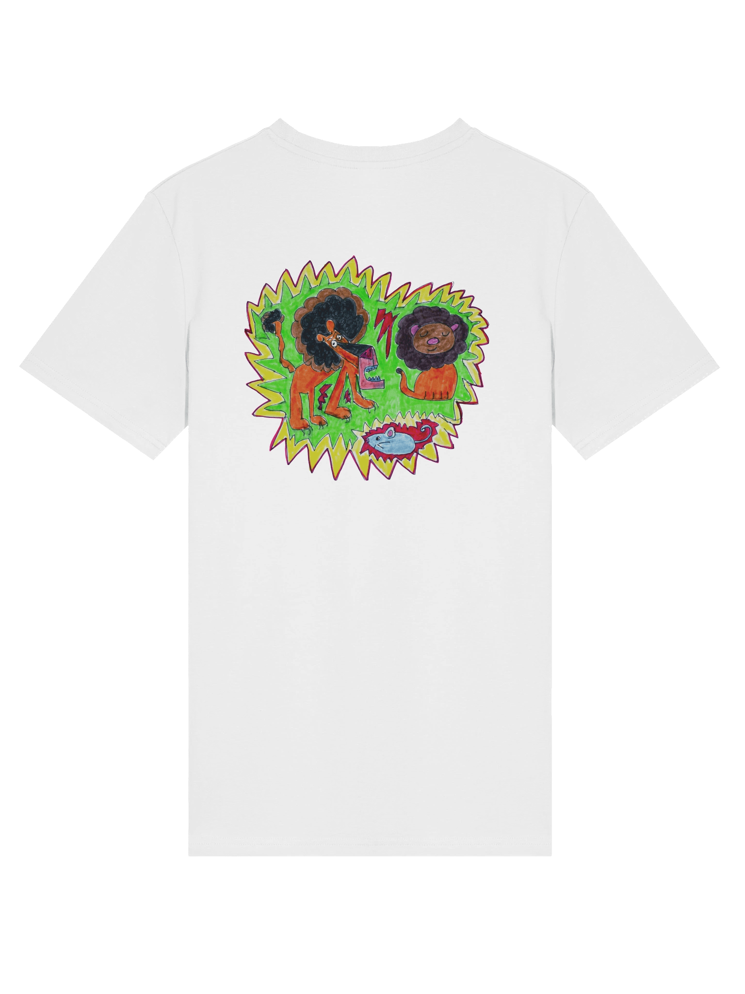 Lively Lions Organic T-Shirt product image (6)