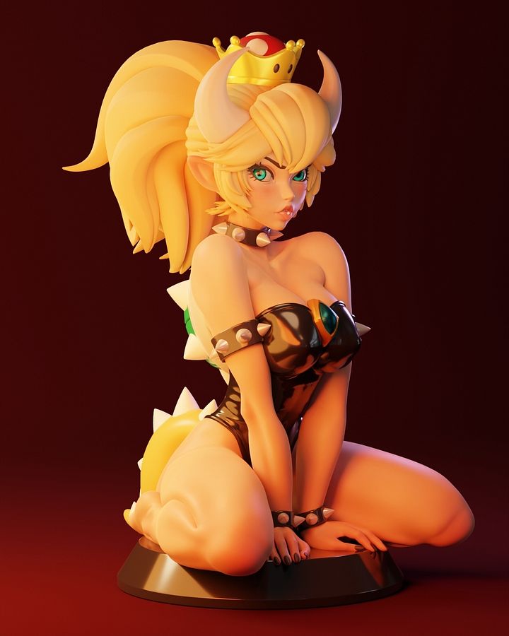 3D Printed Bowsette product image (1)