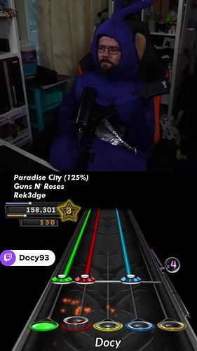 Tinky Winky plays Clone Hero #clonehero #rockband #fortnitefestival #guitarhero