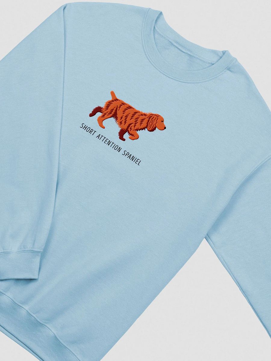 Short Attention Spaniel Sweatshirt (Embroidered) of a Cocker Spaniel product image (5)