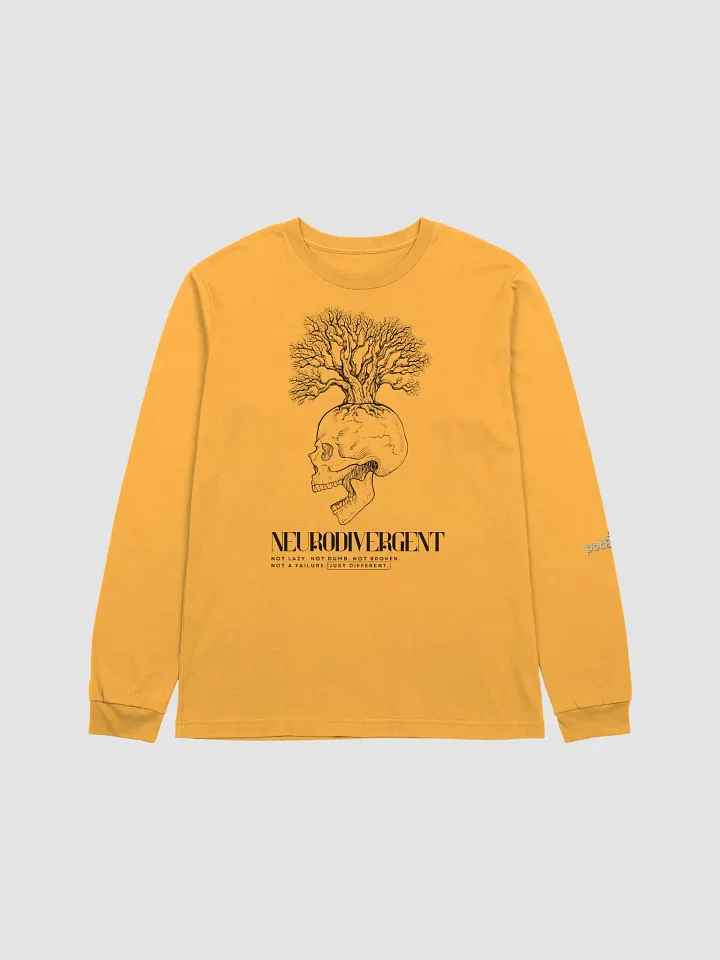 NEURODIVERGENT SKULL supersoft long sleeve tee product image (9)