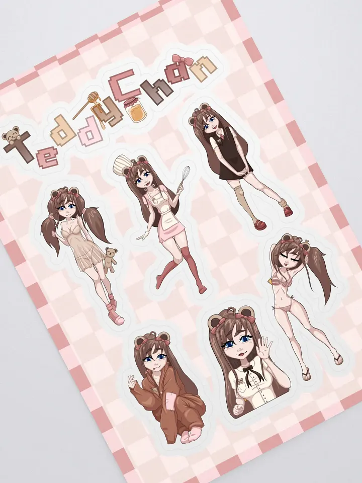 TeddyChan Outfits Sticker Sheet product image (1)