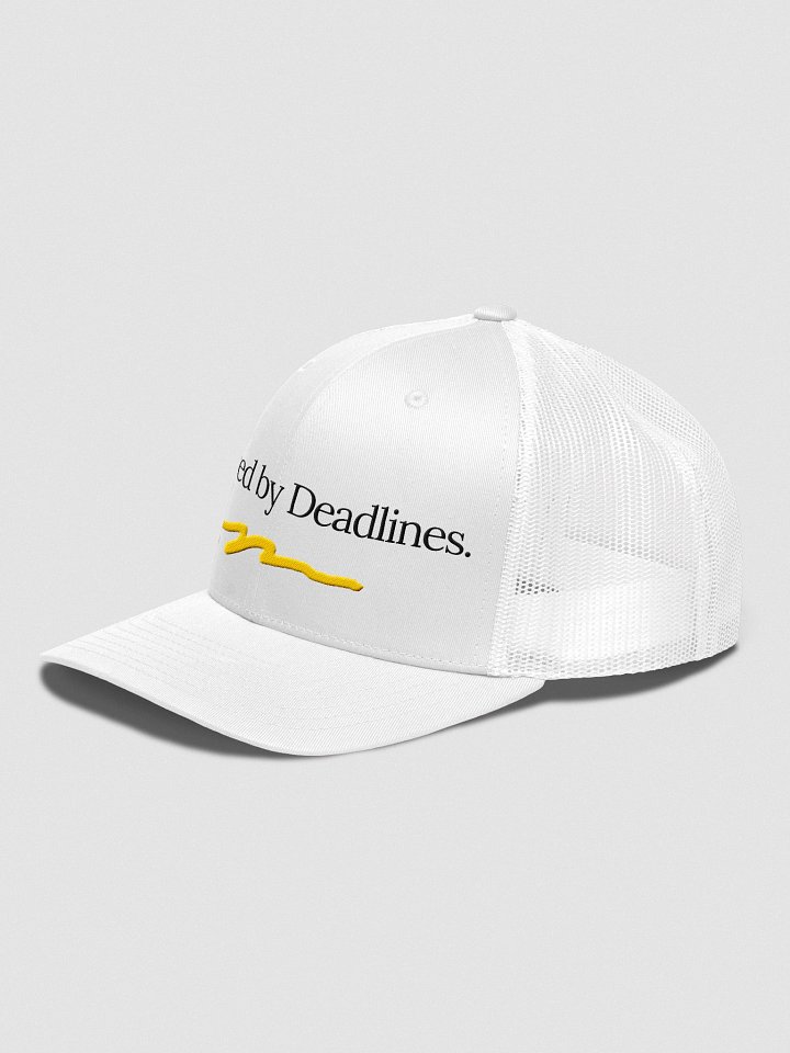 Powered by Deadlines Trucker Hat product image (4)