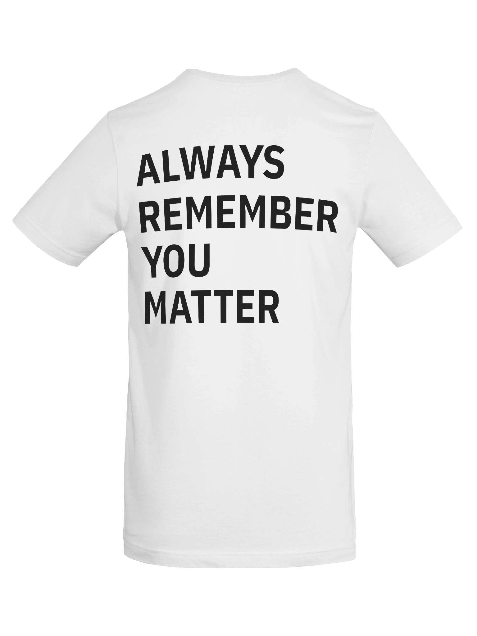 You Matter Double Sided Tee White product image (8)