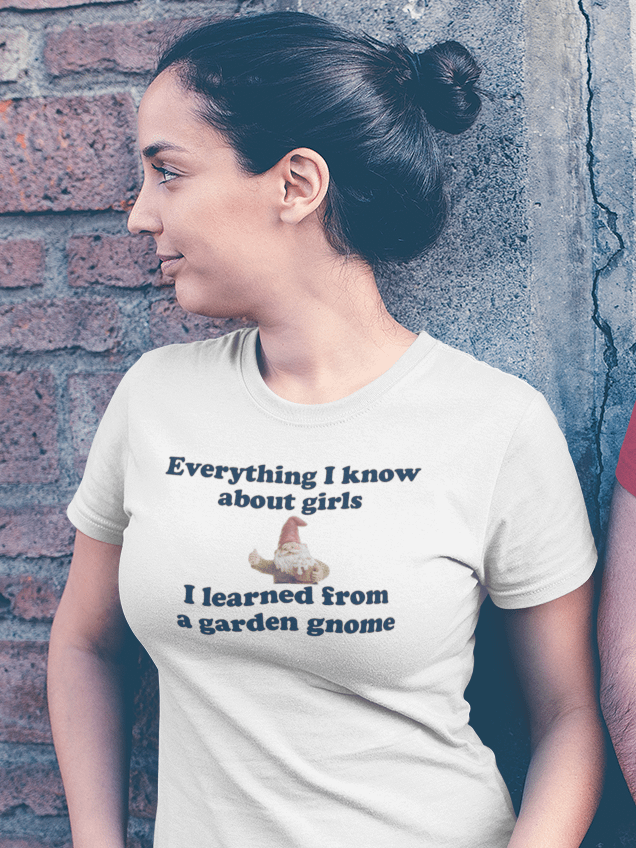 Everything I know about girls supersoft femme cut t-shirt product image (1)