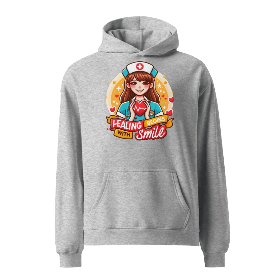 Smile of Healing Oversized Hoodie product image (4)