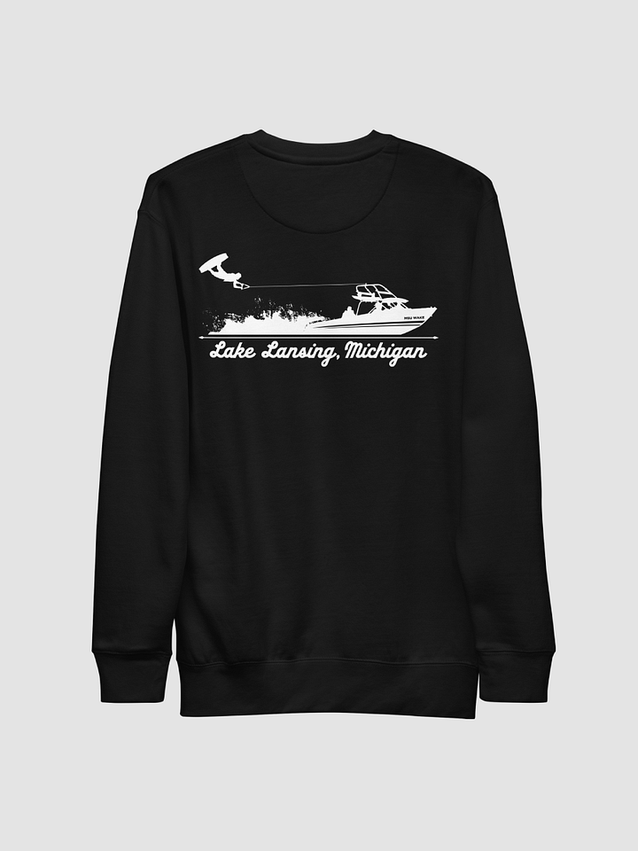 MSU Wake Lake Lansing Crewneck (Dark) product image (2)