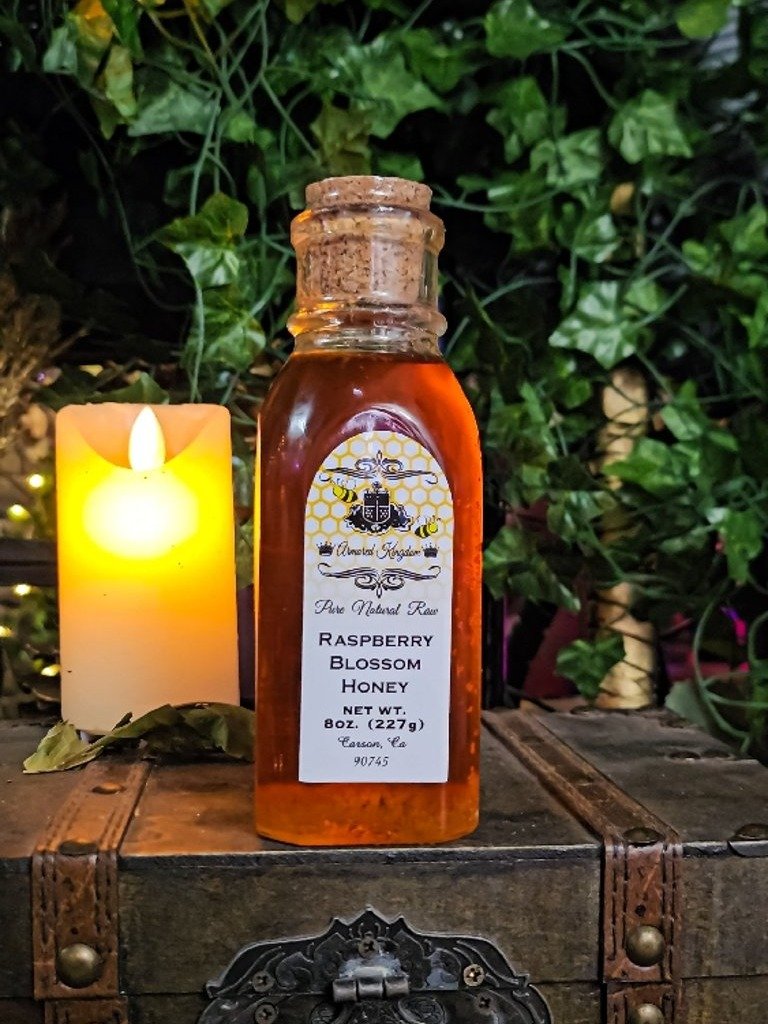 The Armored Kingdom Premuim Blueberry Blossom Honey Bottle(8oz) product image (1)