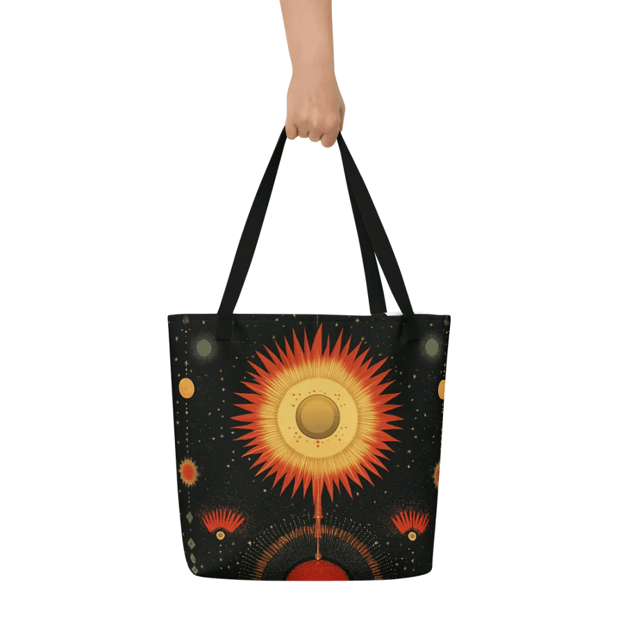 Sacred Patterns | All-Over Print Large Tote Bag w/ Pocket product image (6)