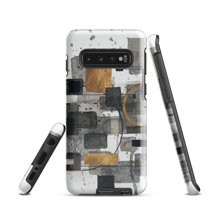 Abstract Ink Squares Samsung Phone Case product image (1)