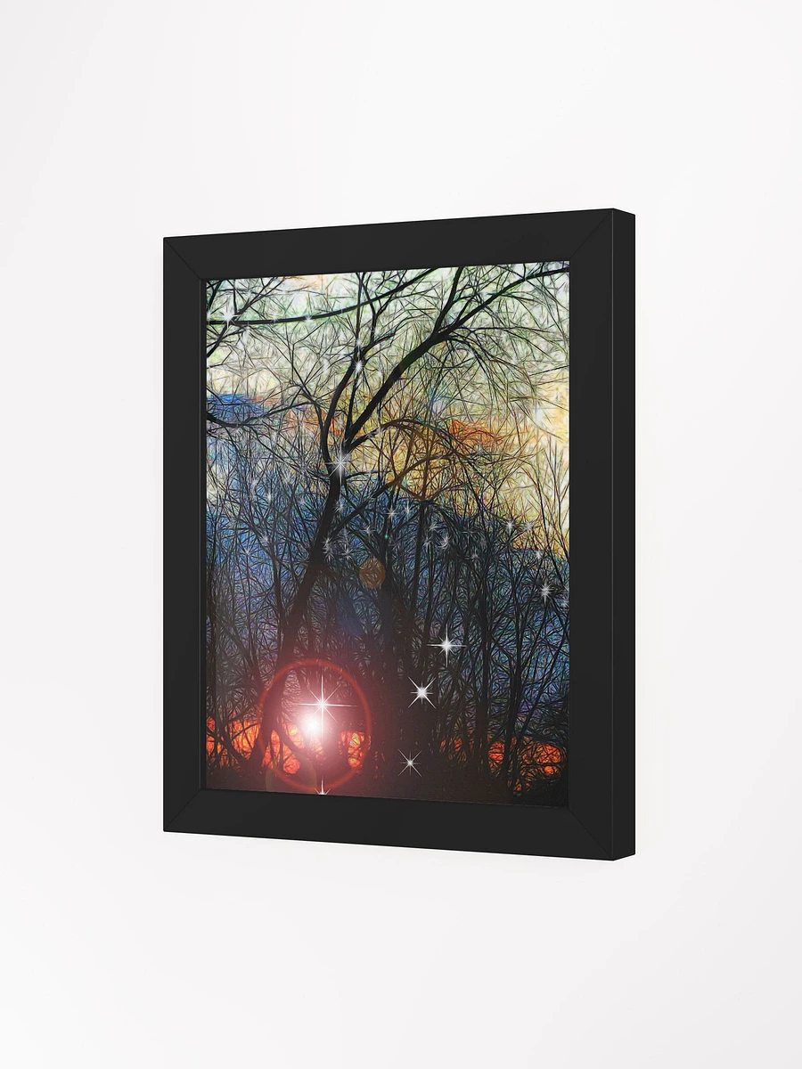 Feb Sunset Think of Snow Framed Poster product image (76)