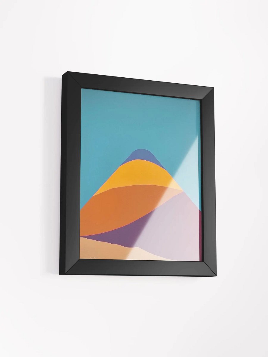 Framed Poster of a Colorful Silo product image (63)