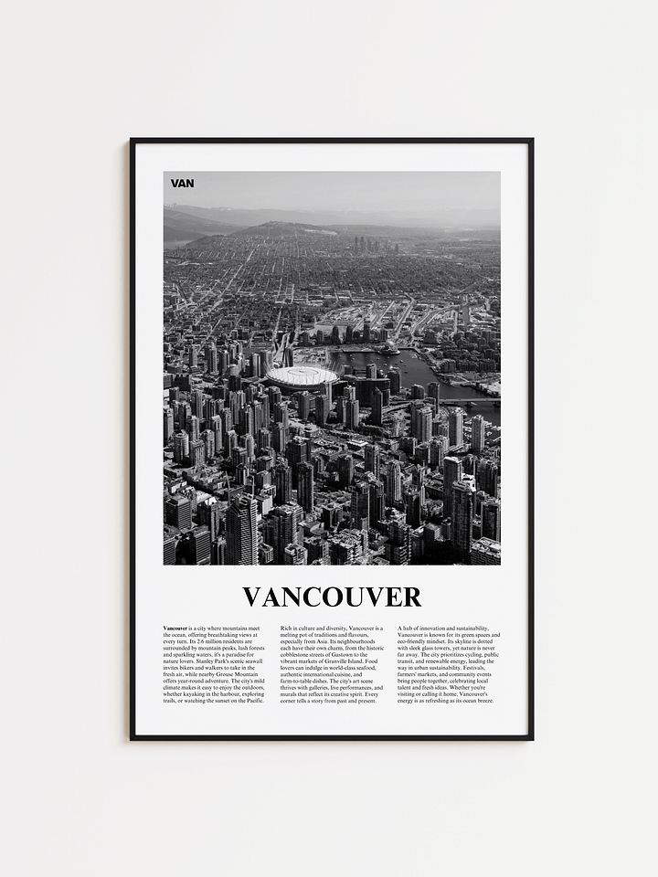 Vancouver 05 Newspaper Poster product image (1)