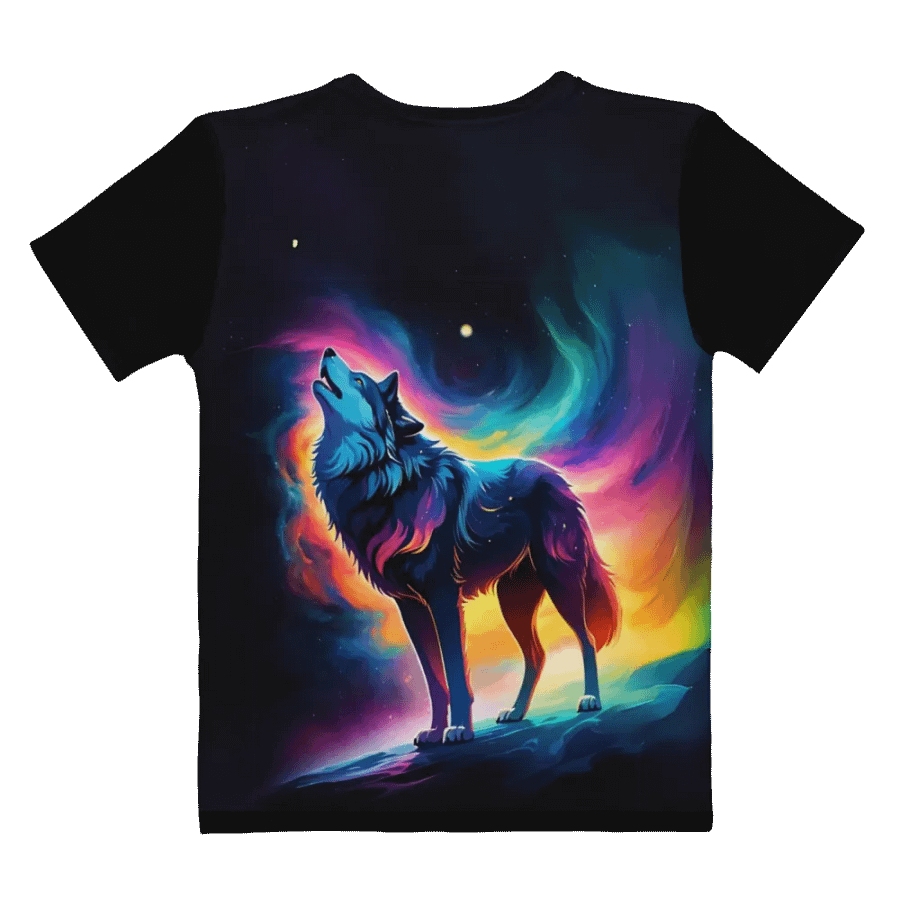 Wolf All Over Print T-shirt product image (9)