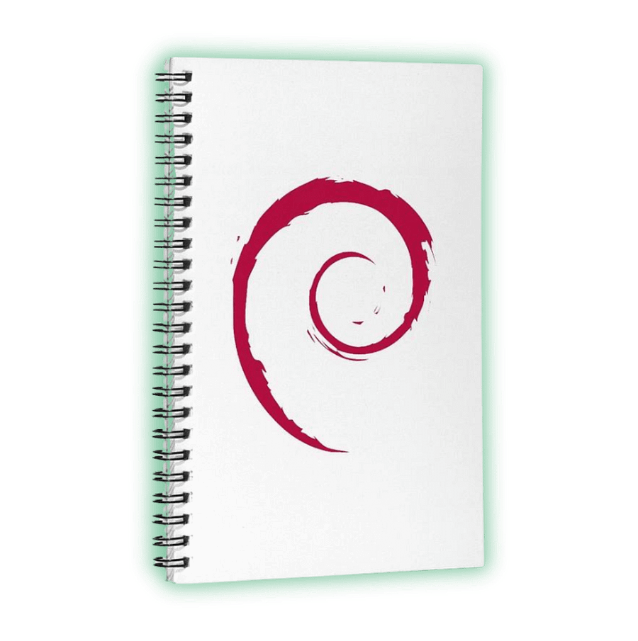 Debian Spiral Notebook product image (1)