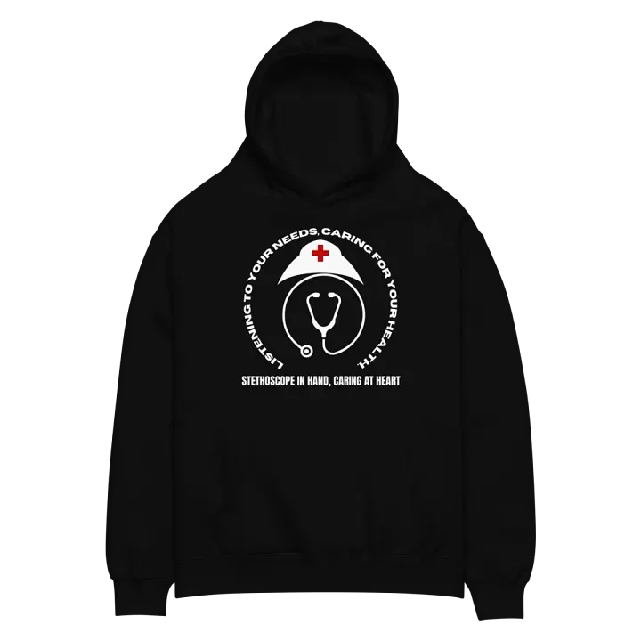 Heartfelt Care Nurse Hoodie product image (2)