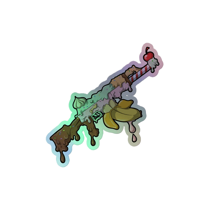 Sundae Shooter- Holo Foil Sticker product image (2)