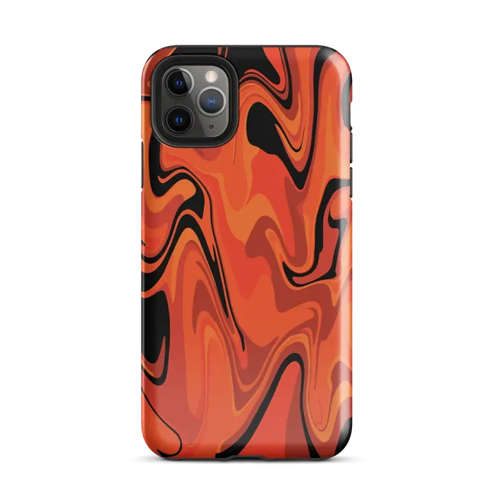 Orange Swirl Tough Case for iPhone® product image (1)