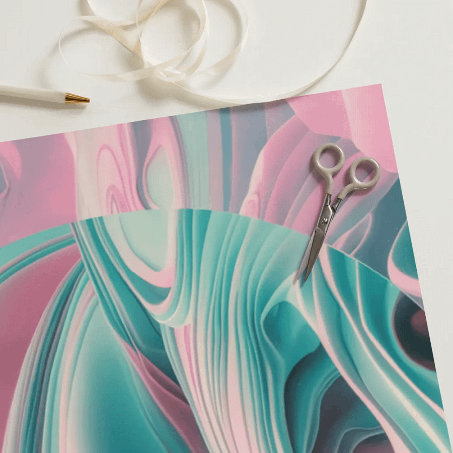 Swirling Ribbons Wrapping Paper Set product image (11)