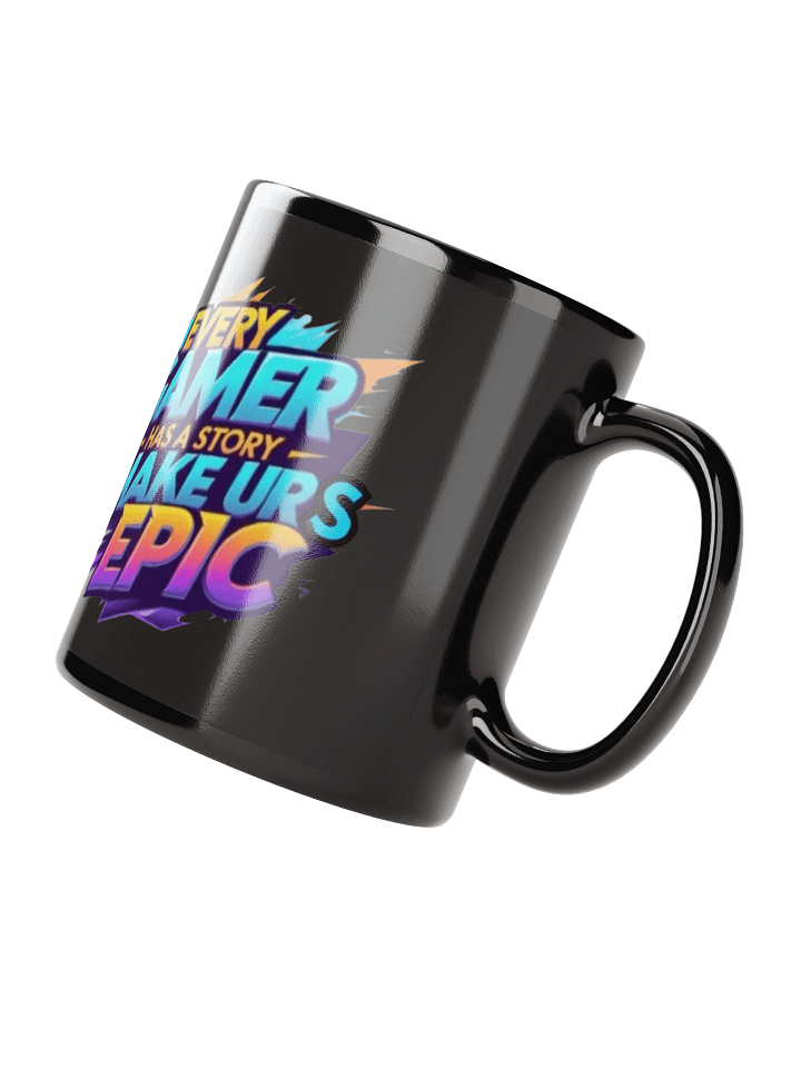 JohnTopGaming Black Glossy Mug product image (3)