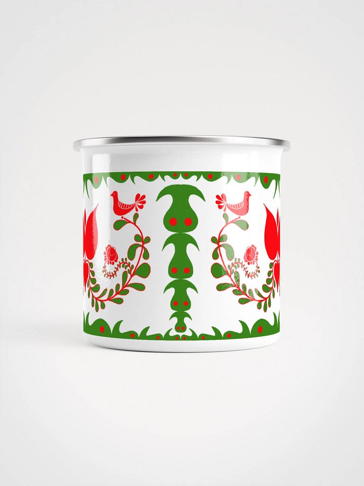 Hungarian Floral Adventure Enamel Mug product image (2)