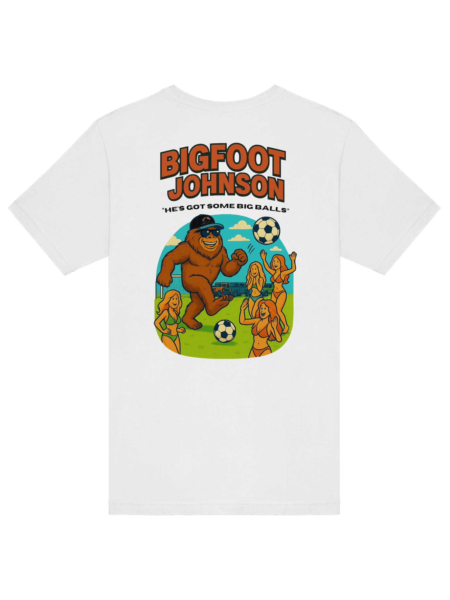 Bigfoot Johnson Big Balls Tee (White) product image (6)