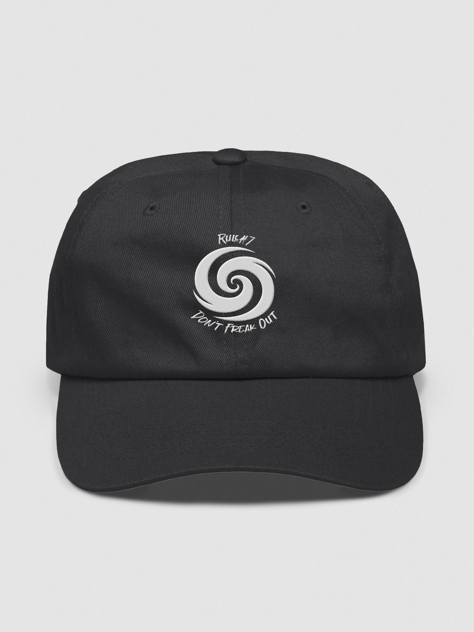 Rule#7 Dad Hat White Logo product image (5)