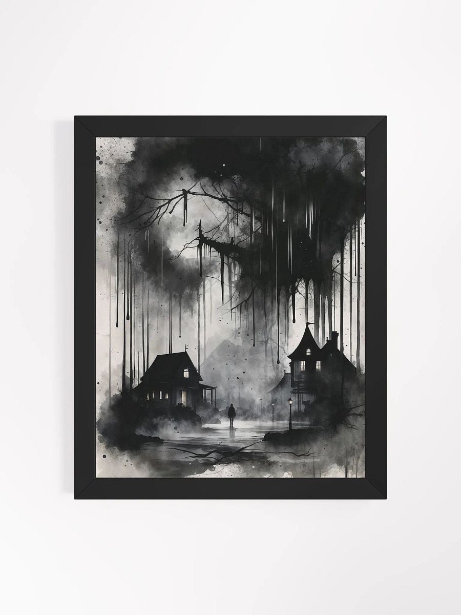Dripping Darkness Framed Print product image (5)