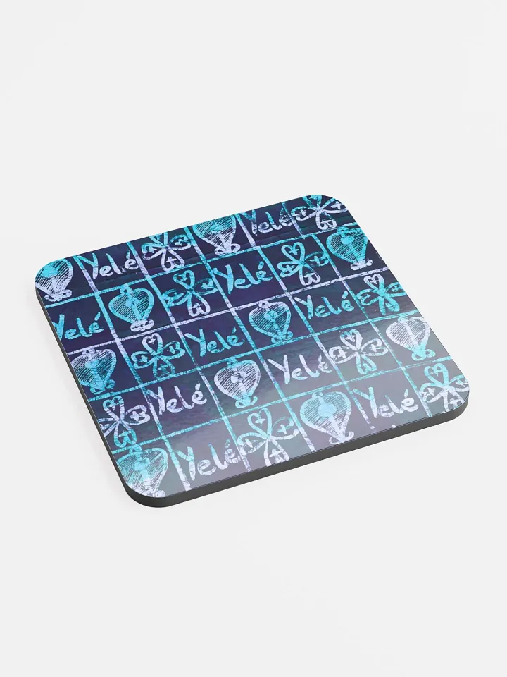 Power of Love Print Cork Coaster product image (2)