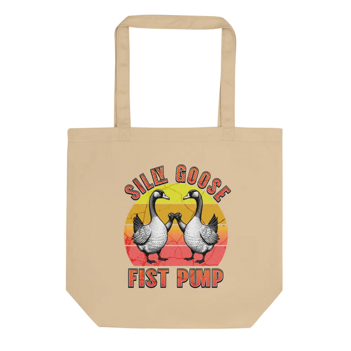 Silly Goose Fist Pump Eco Tote product image (1)