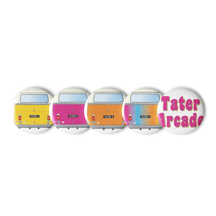 Taterwave 3 year Button set! product image (3)