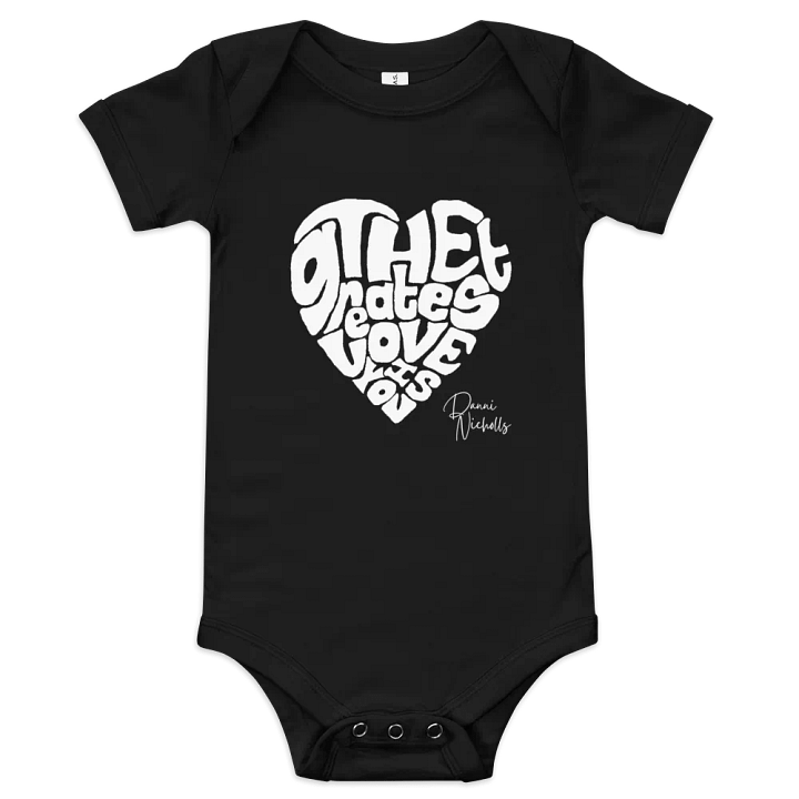 Lyric Heart Babygrow product image (3)
