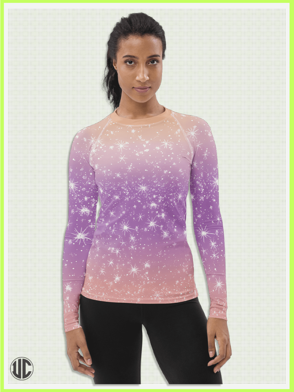 Cosmic Dusk - Women's Rash Guard product image (5)