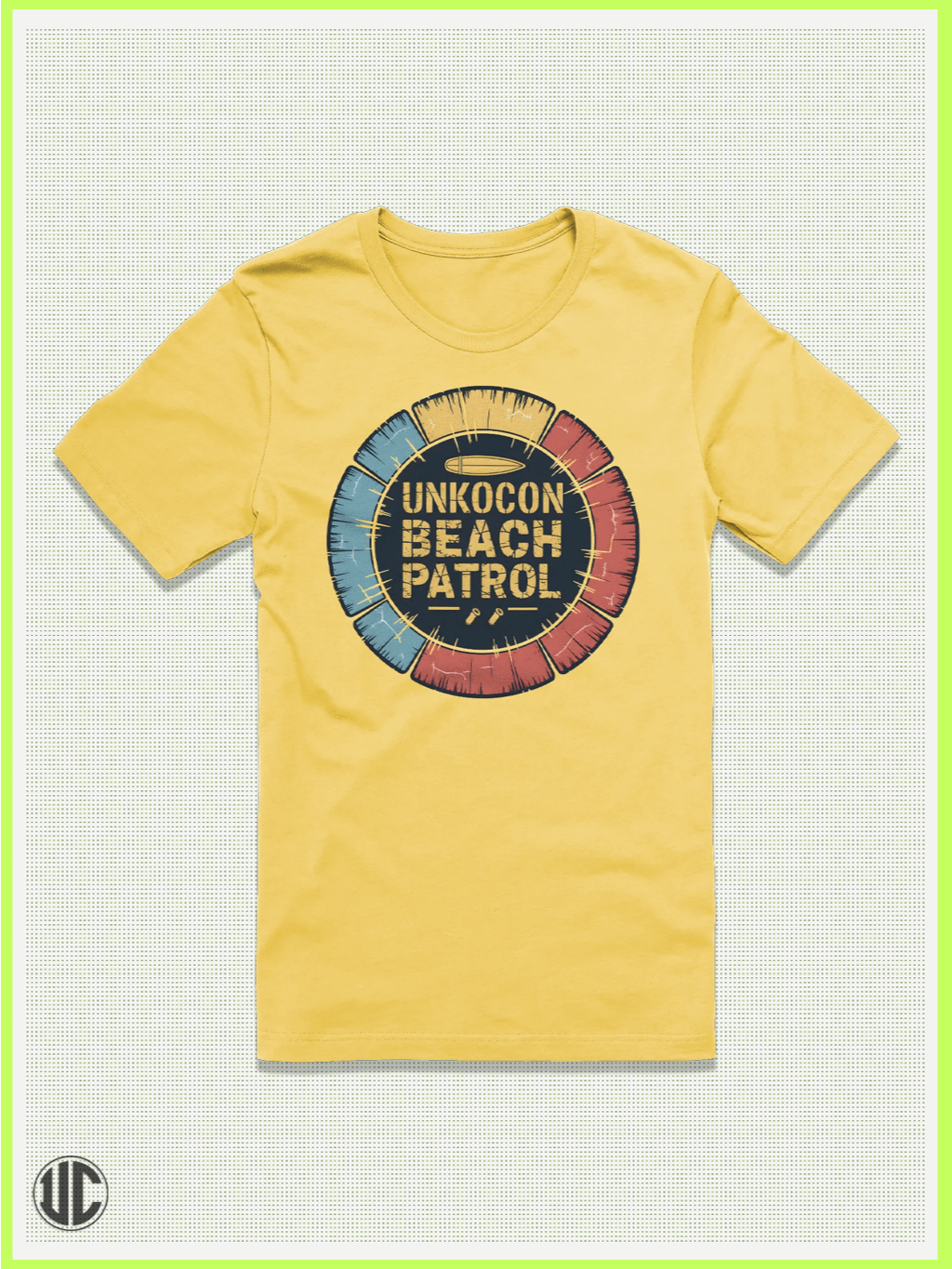 UnkoCon Beach Patrol T-Shirt – Retro Lifeguard Graphic Tee product image (1)