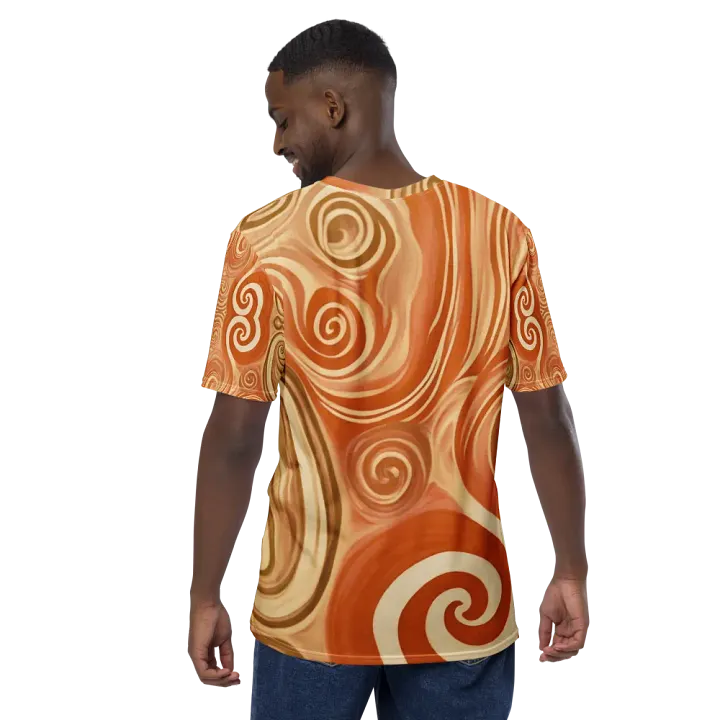 Funky Latte Liquid Tie-Dye Men's T-shirt product image (2)