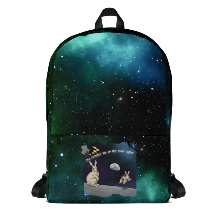 KC, Bunnies on the Moon, Backpack product image (1)