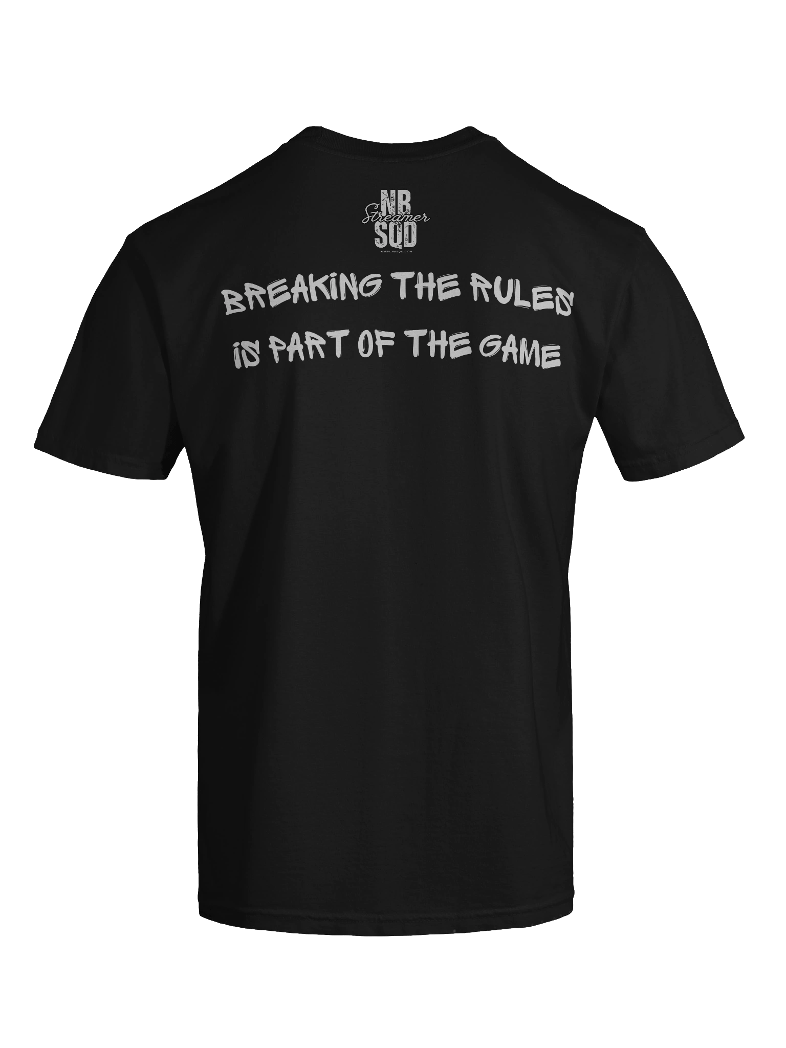 NBSQD Graffiti Mens BLK T-Shirt - Break The Rules Its Part of The Game product image (9)