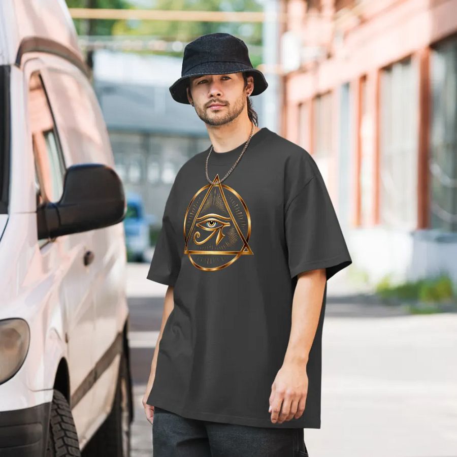 [Eye of Horus 1] Oversized T-Shirt product image (6)