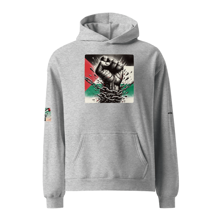 AS Colour Unisex Premium Oversized Hoodie | AI Design FREE PALESTINA product image (1)